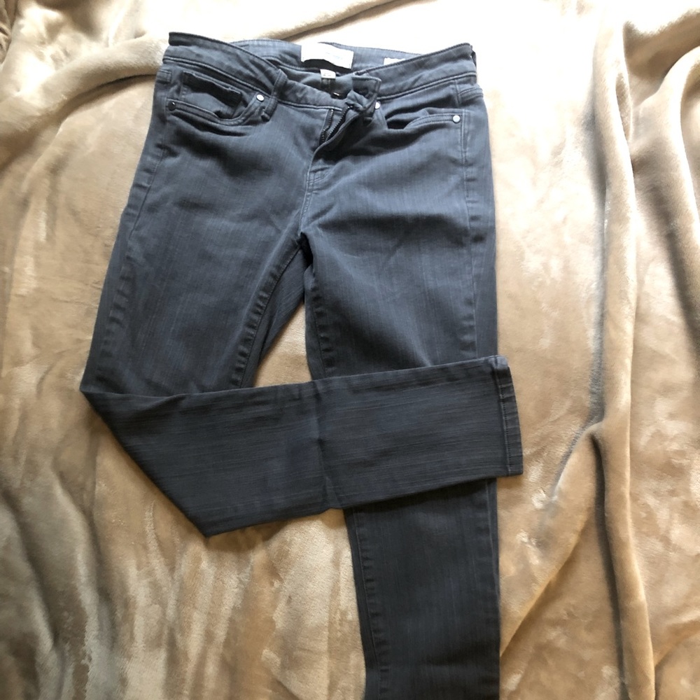 Calvin Klein Jeans. Grey Ankle Skinny